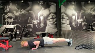 TechRadar fitness writer Harry Bullmore tries out the best tricep exercises from Ryan Reynolds' Deadpool trainer Don Saladino